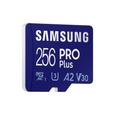 Samsung MicroSDXC 256GB PROUS PLUS memóriakártya microSD adapterrel