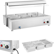 BEMAR VODY STAVEVYHODNÝ OHRUČNOSTI S KOĽAJOM 6 X GN 150MM 55L Royal Catering