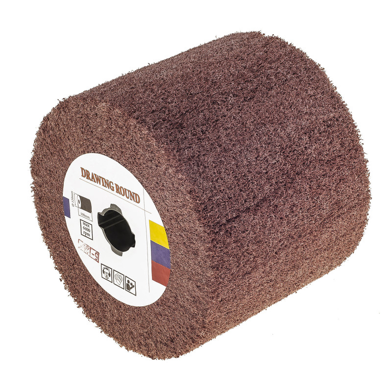 Neaustie auduma veltņi satiniarki 120x100mm granulācija p180