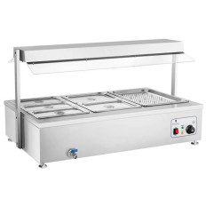 BEMAR VODY STAVEVYHODNÝ OHRUČNOSTI S KOĽAJOM 6 X GN 150MM 55L Royal Catering