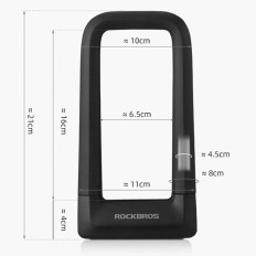 Locage anti-vol de fermoir à vélo - Noir