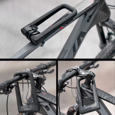 Bicykel spona Anti-Theft Lock - čierny