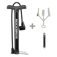 Grīdas velosipēdu sūknis 120PSI / 8BAR Matric Tips - Black