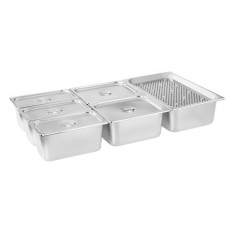 Riscaldatore indipendente dell'acqua Bemar con un rubinetto 6 x GN 150mm 55L Royal Catering