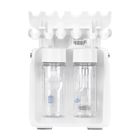 Hydrogen H2 + 6W1 novorazredni vodikov čistilni aparat + 3 SYIS hidro koktajli — sprednji pogled