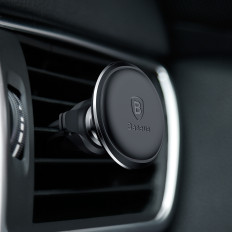 Suporte de carro magnético para um telefone quadriculado - preto