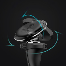 Μαγνητική κάτοχος αυτοκινήτου για ένα καρό τηλέφωνο - Μαύρο