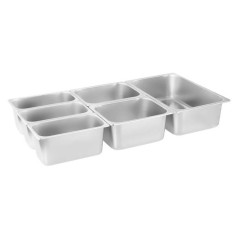 BEMAR VODY STAVEVYHODNÝ OHRUČNOSTI S KOĽAJOM 6 X GN 150MM 55L Royal Catering