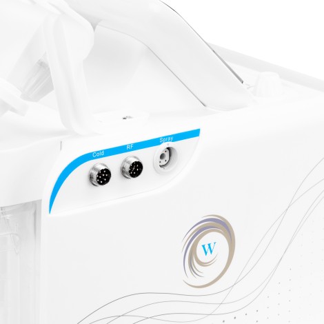 Hydrogen H2 + 6W1 új generációs hidrogénes tisztító készülék + 3 SYIS Hydro koktél folyadék — közeli kép a vezérlőkről