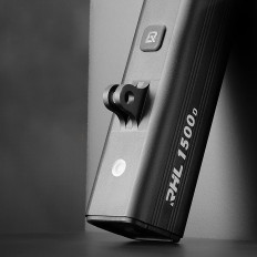 Sprednja svetilka za kolesa 5000mAh 1500LM IPX6 Montaža Garmin in GoPro - črna