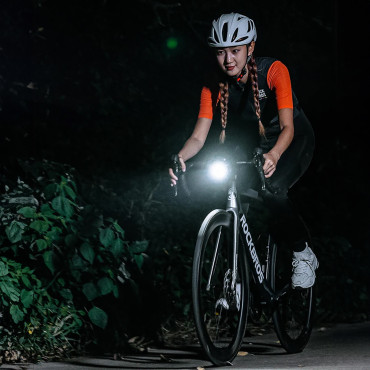 Sprednja svetilka za kolesa 5000mAh 1500LM IPX6 Montaža Garmin in GoPro - črna