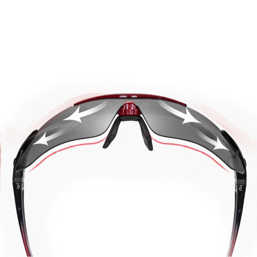 Gafas de ciclismo 10001 - Juego negro y rojo