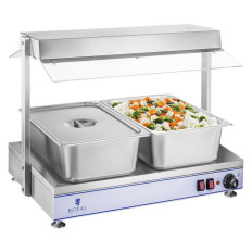Bandeja de aquecimento da placa elétrica Compact 2 lâmpadas de halogênio 1100W 230V