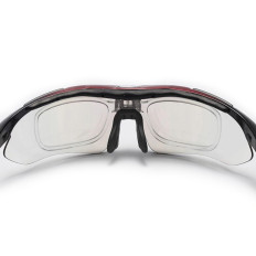 Gafas de ciclismo 10001 - Juego negro y rojo