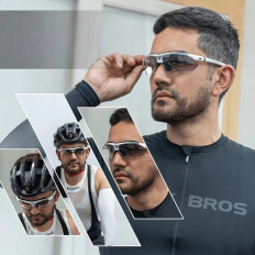 Fahrradbrille 10002 - Set - Weiß