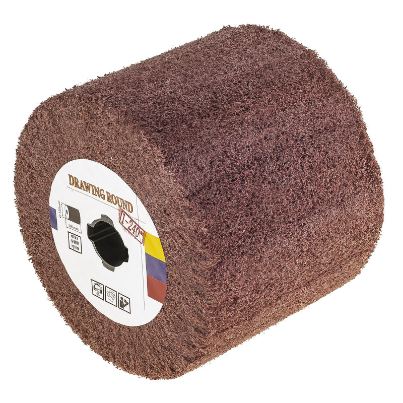 Neaustie auduma veltņi satīna dušai 120x100mm granulācija P240