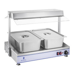 Elektrisk plattvärmebricka Kompakt 2 Halogenlampor 1100W 230V