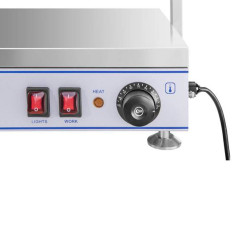 Elektriskās plāksnes apkures paplātes kompakts 2 halogēna lampas 1100W 230V
