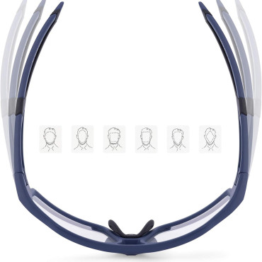 Verres de vélo Fotochromiques UV400 avec SP216BL - Case bleue