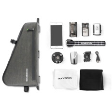 Bicycle bag fixed on a 5L AS-017 frame - Dark green