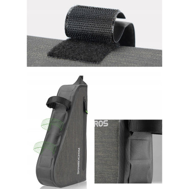 Bag za bicikle fiksirana na 5L AS-017 okvir - tamno zelena