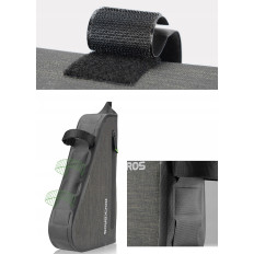 Bolsa de bicicleta fijada en un marco 5L AS-017 - verde oscuro