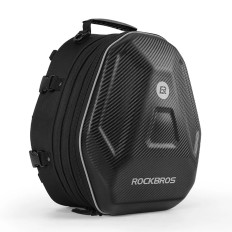 Mochila de bolsa de motocicleta para casco montado en horneado o asiento 35L - Negro