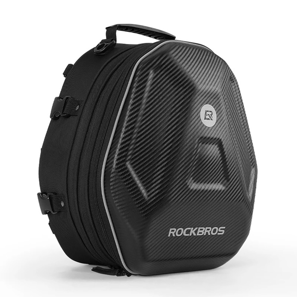 Zaino borsa da moto per casco montato su cuocere o sedile 35L - Nero