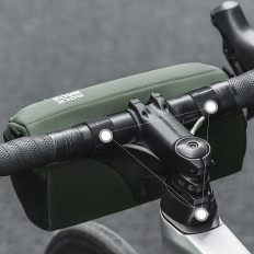 Saco de bicicleta fixado para a roda 2.2L - verde