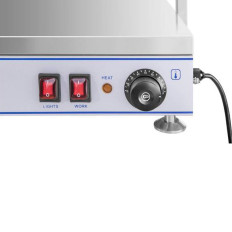 Piastra elettrica Vassoio riscaldamento compatto 3 lampade alogene 1550W 230V