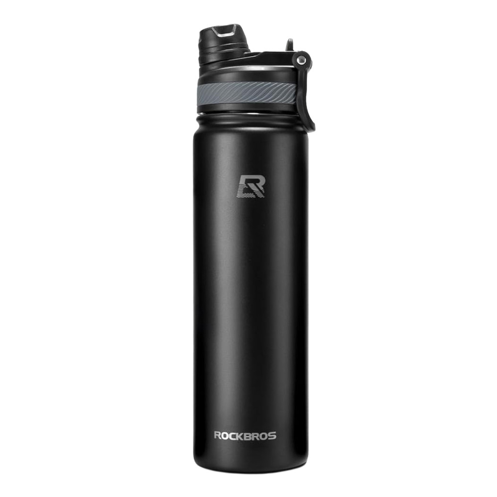 Steklenica termalnega kolesa za pijačo 620ml jekla - črna