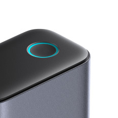Laddstation Multi-station Loader Gan 65W EU 4x USB-C och 2X USB-A - Mörkgrå