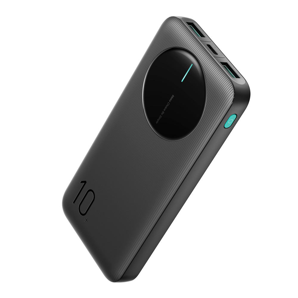 Powerbank JR-PBF12 10000Mah 2.4A 2x USB-a 1x USB-C - crno