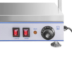 Elektrisk plattvärmebricka Kompakt 4 Halogenlampor 2000W 230V