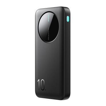 Powerbank JR-PBF12 10000mAh 2.4A 2x USB-A 1x USB-C - Preto
