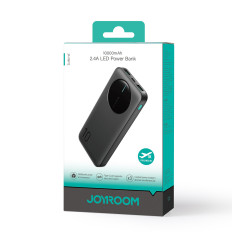Powerbank JR-PBF12 10000mAh 2.4A 2x USB-A 1x USB-C - Preto