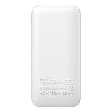 PowerBank Jr-PBF12 10000MAH 2.4A 2x USB-A 1x USB-C - valge