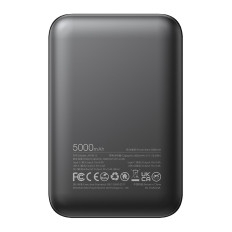 PowerBank JR-PBF13 5000MAH 2.4A 2x USB-A 1X USB-C - melns