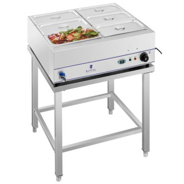 Ohrievač vody BEMAR na základe ocele 6 x GN 1/3 2000W 230V