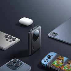 Powerbank JR-PBF13 5000mAh 2.4a 2x USB-A 1X USB-C - Sort