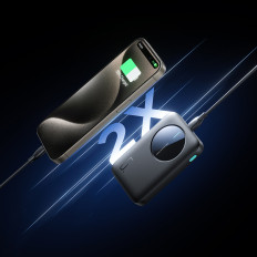 PowerBank JR-PBF13 5000mAh 2.4A 2x USB-A 1X USB-C - Negro