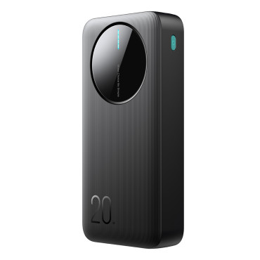 PowerBank JR-PBF14 20000MAH 2.4A 2x USB-A 1X USB-C - melns