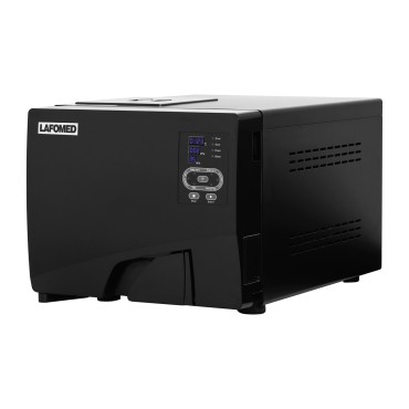 LAFOMED AUTOCLAVE STANDARD LINE LFSS12AA Klasse B mit 12 L und Drucker — Vorderansicht