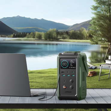 Powerbank Turista 75000Mah 100W USB-C USB-A LAMP znak znak - zeleno