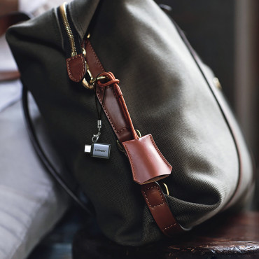 Adaptér USB-C (Muž) Adaptér - USB-A 3,0 (Žena) s vodítkem - šedá