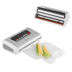 Verpakkingsmachine vacuümafdichting op voedselzakken Wit 32cm 165W 230V Royal Catering