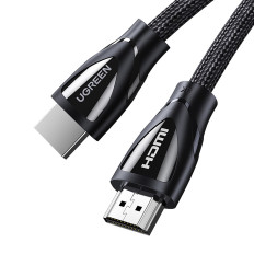 Kabelinė garso HDMI laidas 2.1 8K 60Hz 4K 120Hz 1m - juoda