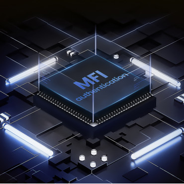 Kabelkabel i USB-A-husly - iPhone Lightning MFI 1.5m - Sort