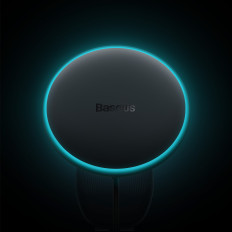 Κάτοχος αυτοκινήτου για το iPhone με φορτωτή επαγωγής 15W σε καρό αεροσκάφος - Μαύρο