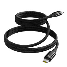 Kabel Tungsten Guldkabel med USB-C 100W 1M Magnetic Organizer - Svart